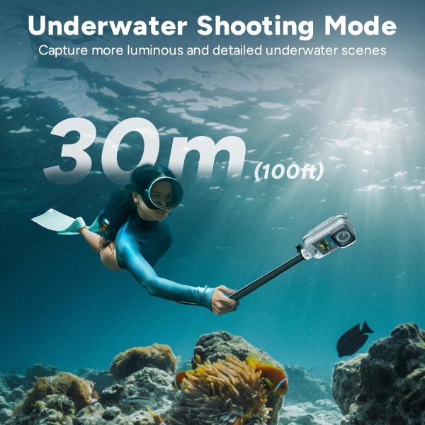 SJCAM C300 POV Pocket Camera 4K,7H Power, 6-Axis Stabilization Action Camera,Dual-Touch Screen Body Camera,30M Waterproof Body Cam for Vlogging and Live Streaming,with Helmet Mount Kits,White,Gifts - Image 8