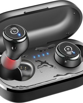 TOZO T10 Wireless Earbuds Bluetooth 5.3 Headphones, App Customize EQ, Ergonomic Design, 55H Playtime, Wireless Charging Case, IPX8 Waterproof Sound in-Ear Headset, 2025 New Version